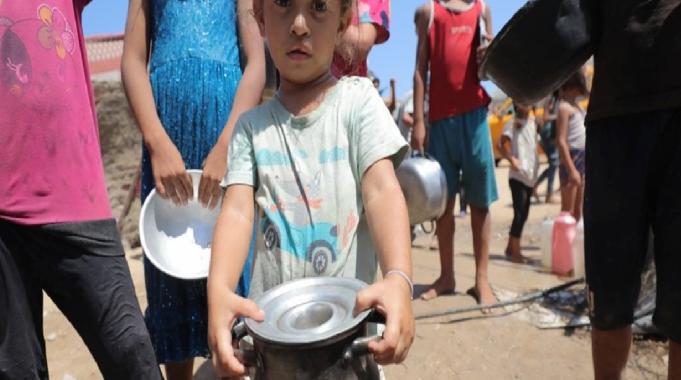 BM: Gazze’deki çocuklarda yetersiz beslenme vakaları yüzde 300 arttı