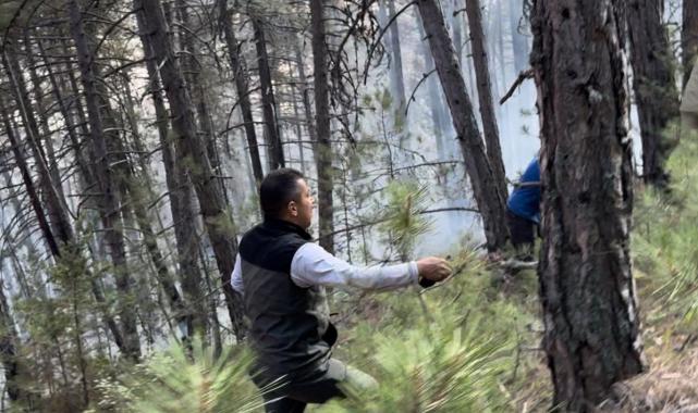 Bolu orman yangınında alevlerin içinde kaldı: O anları anlattı