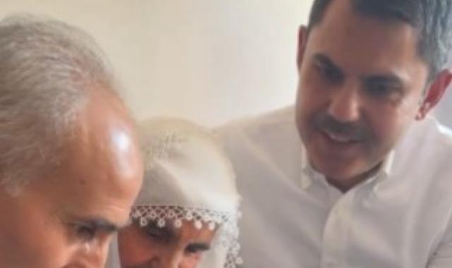 Cumhurbaşkanı Erdoğan, Adıyamanlı depremzede ile görüştü