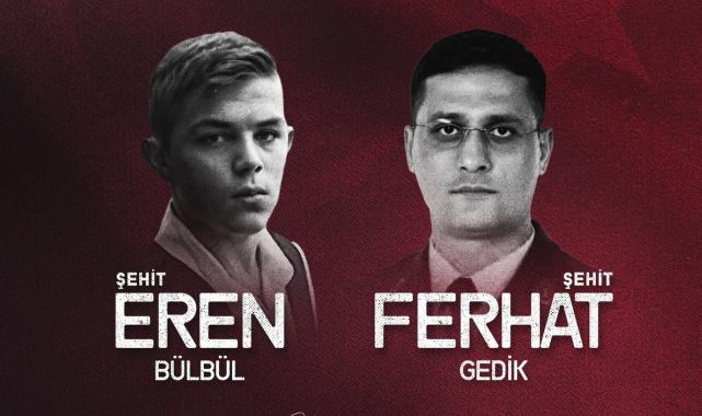 Cumhurbaşkanı Erdoğan, şehit Eren Bülbül ve Astsubay Ferhat Gedik'i andı