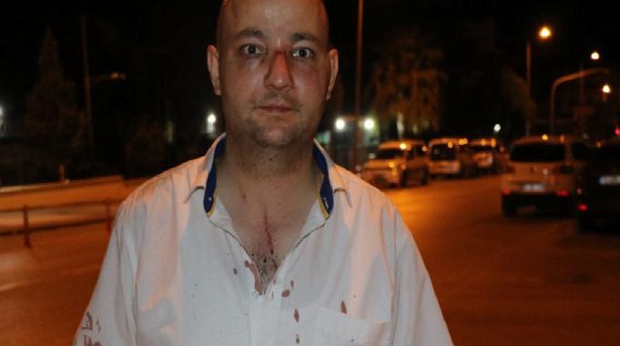 Denizli'de otobüsün farından rahatsız olan şahıs şoförü darbetti