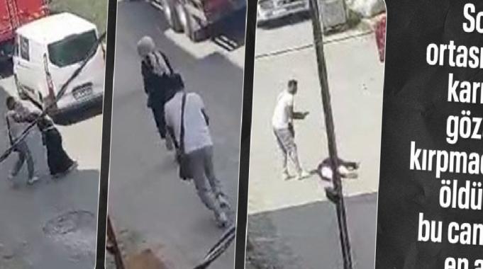 İstanbul'da çocuklara sen bak kavgası: Eşini sokak ortasında öldürdü