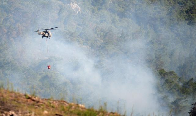 İzmir Menderes'teki orman yangını kontrol altında