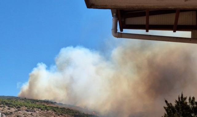 İzmir'de yangın yerleşim yerlerine ulaştı