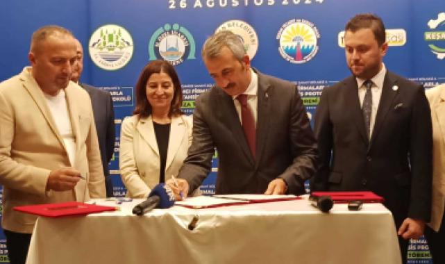 Keşan OSB’de 3 firma ile ön tahsis prtokol imzalandı