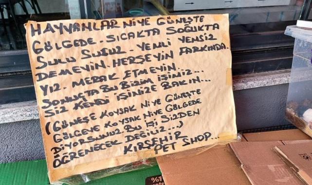 Kırşehir'de astığı pankartla dikkat çekti: Artık kimse işine karışmıyor