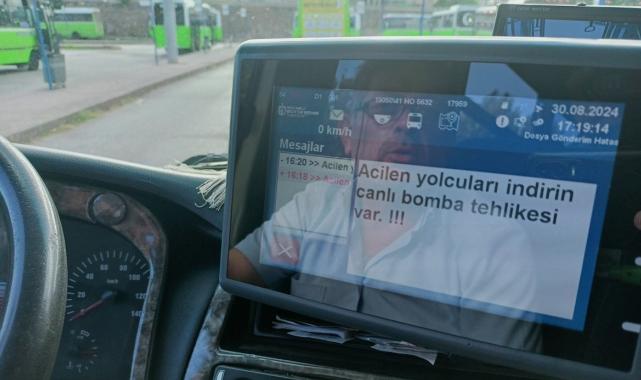 Kocaeli'de otobüslerde bomba ihbarı mesajı panik yarattı