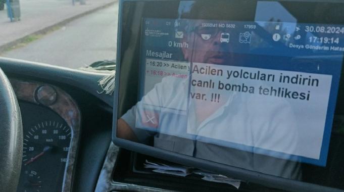 Kocaeli'de otobüslerde bomba ihbarı mesajı panik yarattı