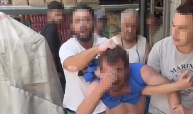 Taciz ettiği kadının eşi ve arkadaşları meydan dayağı attı!