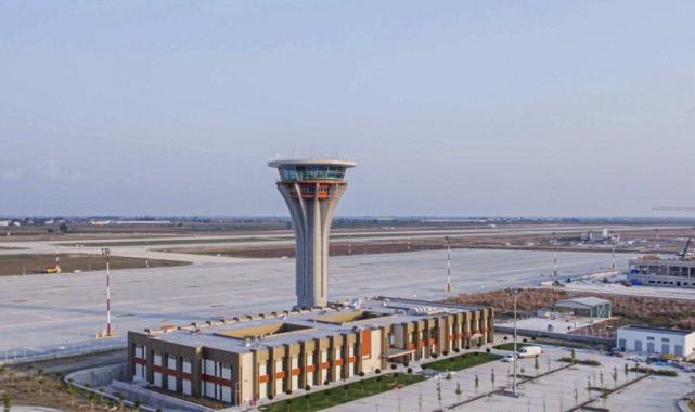 Mersin'de Çukurova Uluslararası Havalimanı'na ilk uçak indi