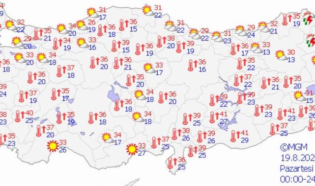 Pazartesiden itibaren hava sıcaklıkları yeniden artacak