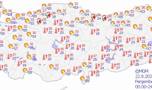 Pazartesiden itibaren hava sıcaklıkları yeniden artacak