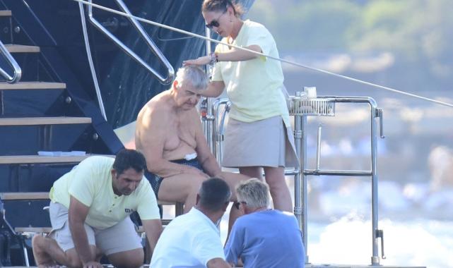 Rahmi Koç'un Bodrum'da deniz keyfi