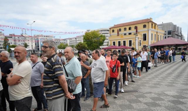 Samsunspor taraftarından Beşiktaş maçına yoğun ilgi