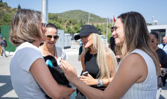 Seren Serengil’den yangından kurtarılan can dostlara destek ziyareti