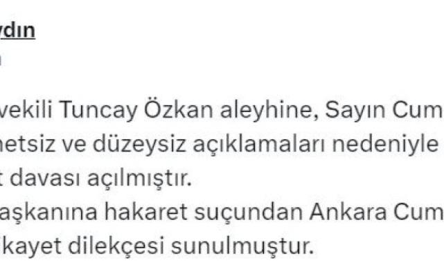 SON DAKİKA! Cumhurbaşkanı Erdoğan'dan Tuncay Özkan'a tazminat davası
