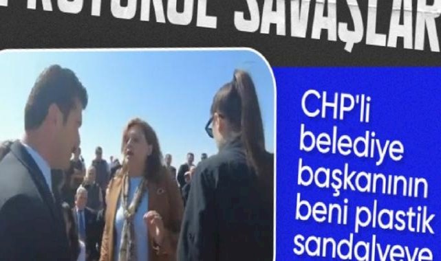 Afyonkarahisar'da 'plastik sandalye' krizi: Burcu Köksal çok sinirlendi
