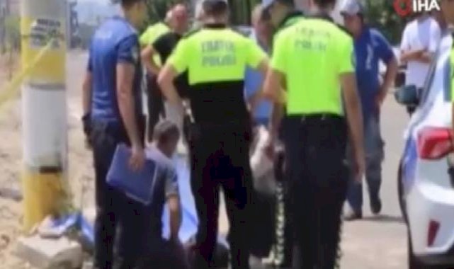 Antalya'da oğlunu trafik kazasında kaybeden babanın son bakışı yürekleri sızlattı
