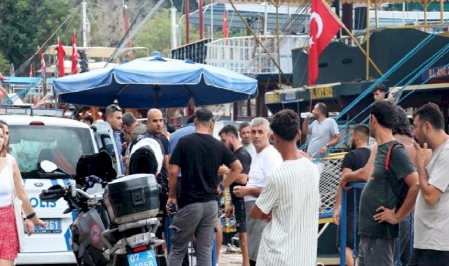 Antalya'da pala, bıçak ve sopalarla tekne bastılar