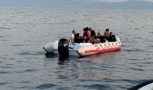 Aydın’da 24 düzensiz göçmen kurtarıldı