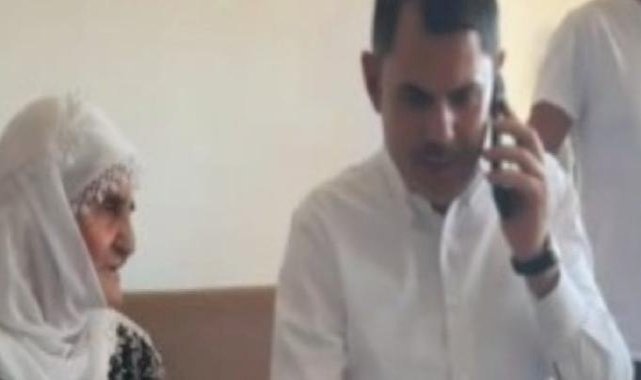 Cumhurbaşkanı Erdoğan, Adıyamanlı depremzede ile görüştü