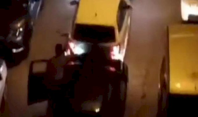 İstanbul'da takip ettiği eski sevgilisinin aracına çarpıp kadını darbetti