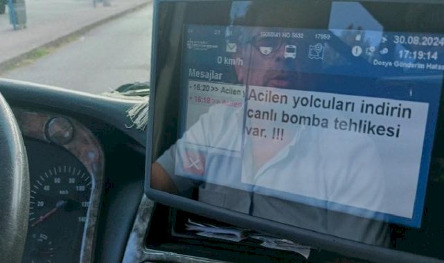 Kocaeli'de otobüslerde bomba ihbarı mesajı panik yarattı