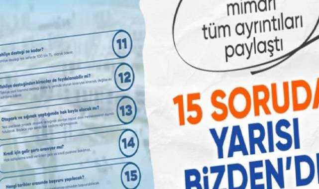 Murat Kurum, Yarısı Bizden Kampanyası'nda yeni dönemin detaylarını paylaştı
