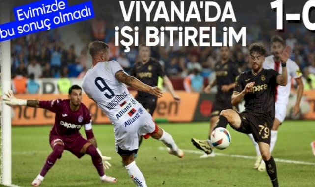 Trabzonspor, Rapid Wien'e yenildi