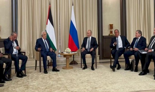 Vladimir Putin, Mahmud Abbas'ı kabul etti