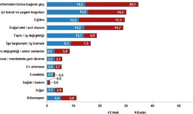TÜİK'in iller arası göç verileri: İstanbul zirvede