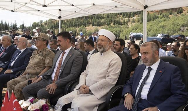 Tunceli İl Jandarma Komutanlığı’nda cami temeli atıldı