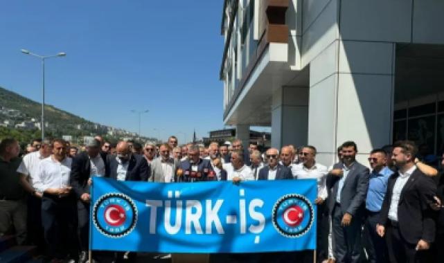 TÜRK-İŞ’ten “vergide adalet” konulu basın açıklaması