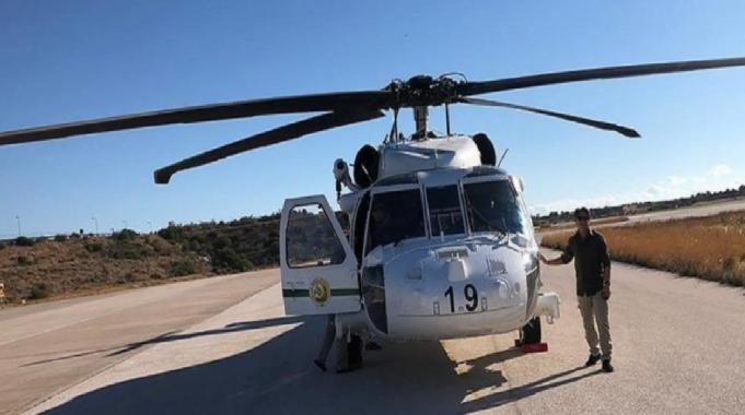 Türkiye'nin Yunanistan'a gönderdiği hava araçları göreve başladı