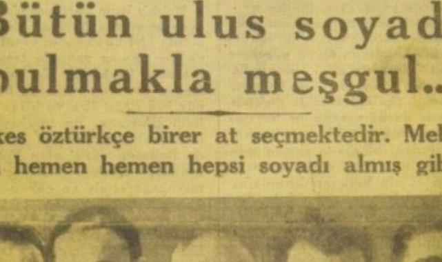 Ümit Yenişehirli'nin yeni yazısı: Soyadları nasıl alınmıştı?