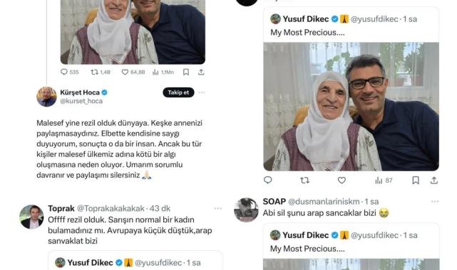 Yusuf Dikeç annesiyle ilgili yapılan çirkin yorumlara cevap verdi
