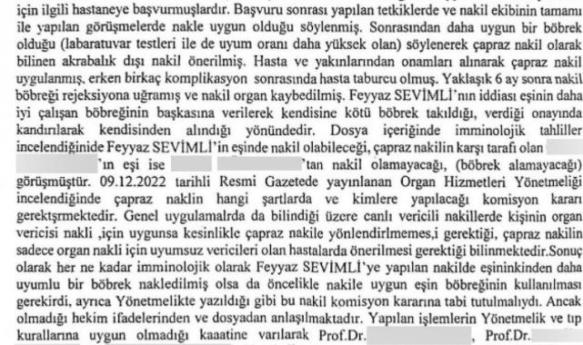 Adana'da eşine verdiği böbrek başka hastaya takıldı: Çapraz nakile zorlandı