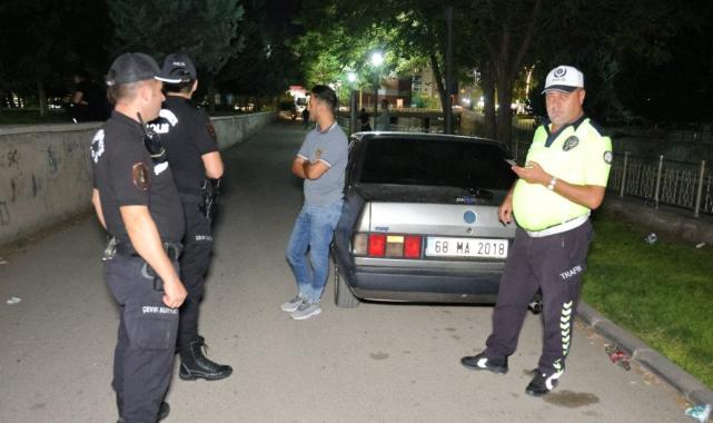 Aksaray'da sigortasız araçla yakalanan ehliyetsiz sürücü: Deneme yaptım sadece