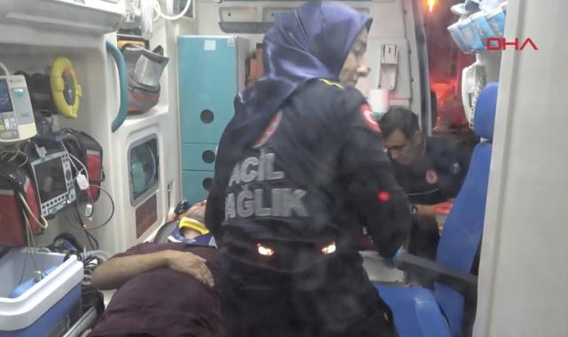 Antalya'da kanala uçan araçta bulunan 2 kişi yaralandı