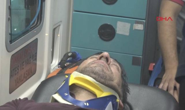 Antalya'da kanala uçan araçta bulunan 2 kişi yaralandı