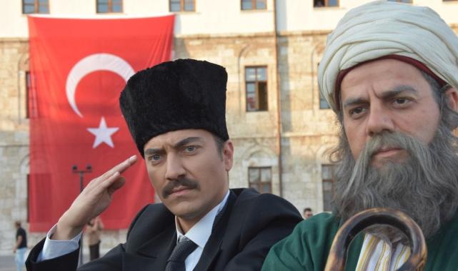 Atatürk'ün Sivas'a gelişi canlandırıldı