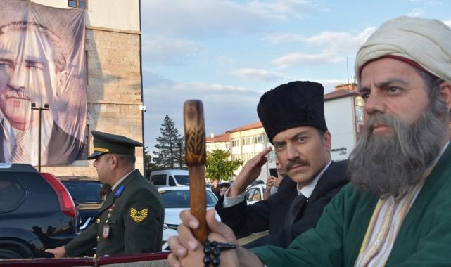 Atatürk'ün Sivas'a gelişi canlandırıldı
