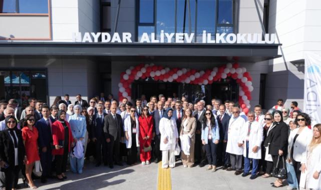 Azerbaycan desteğiyle yapılan ilkokul Kahramanmaraş'ta açıldı