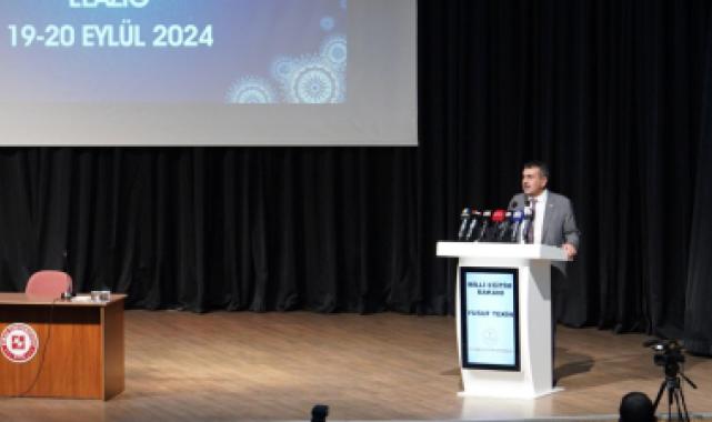 Bakan Tekin Elazığ'da konuştu