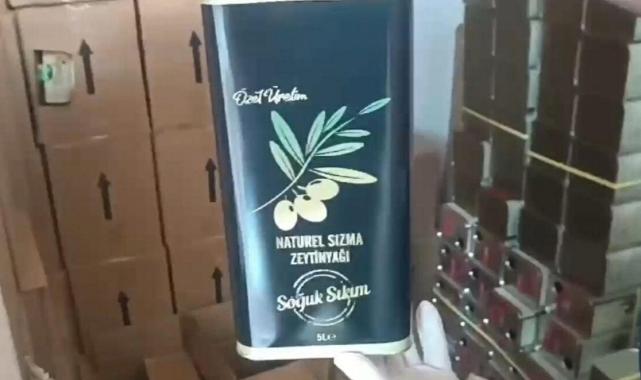 Balıkesir'de sahte zeytinyağı operasyonu: 19 bin 500 litre ele geçirildi