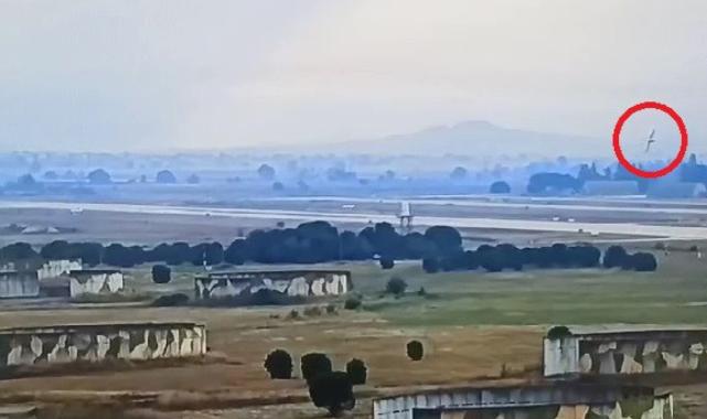 Bursa'daki uçak kazasının görüntüsü ortaya çıktı