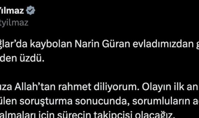 Cevdet Yılmaz: Sürecin takipçisi olacağız