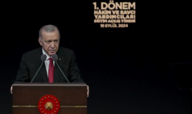 Cumhurbaşkanı Erdoğan: Adaletin tecellisine destek vermeliyiz