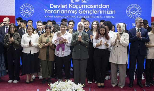 Devlet korumasında yetişen 729 gencin kamuya ataması yapıldı