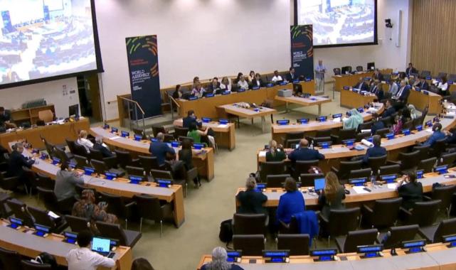 Dünya Belediyeler Birliği Başkanı Uğur İbrahim Altay, Birleşmiş Milletler'de konuştu